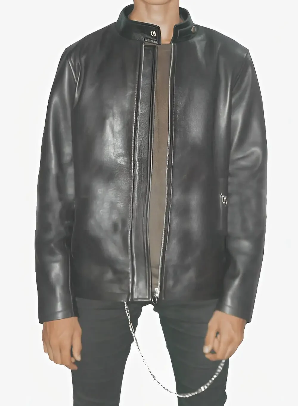 Stranger Things Eddie Munson Leather Biker Jacket