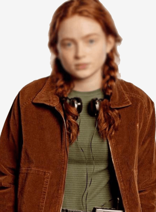 Stranger Things Max Mayfield Corduroy Jacket Front