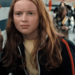 Stranger Things Max Black Jacket With Orange Stripes