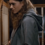 Stranger Things Nancy Wheeler Grey Hooded Jacket