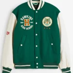 Stranger Things Wool-blend Baseball Jacket