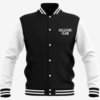 Stranger Things Hellfire Club Black n White Varsity Jacket-Stranger-Things-Outfits