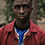 Stranger Things S04 Lucas Sinclair Red Jacket