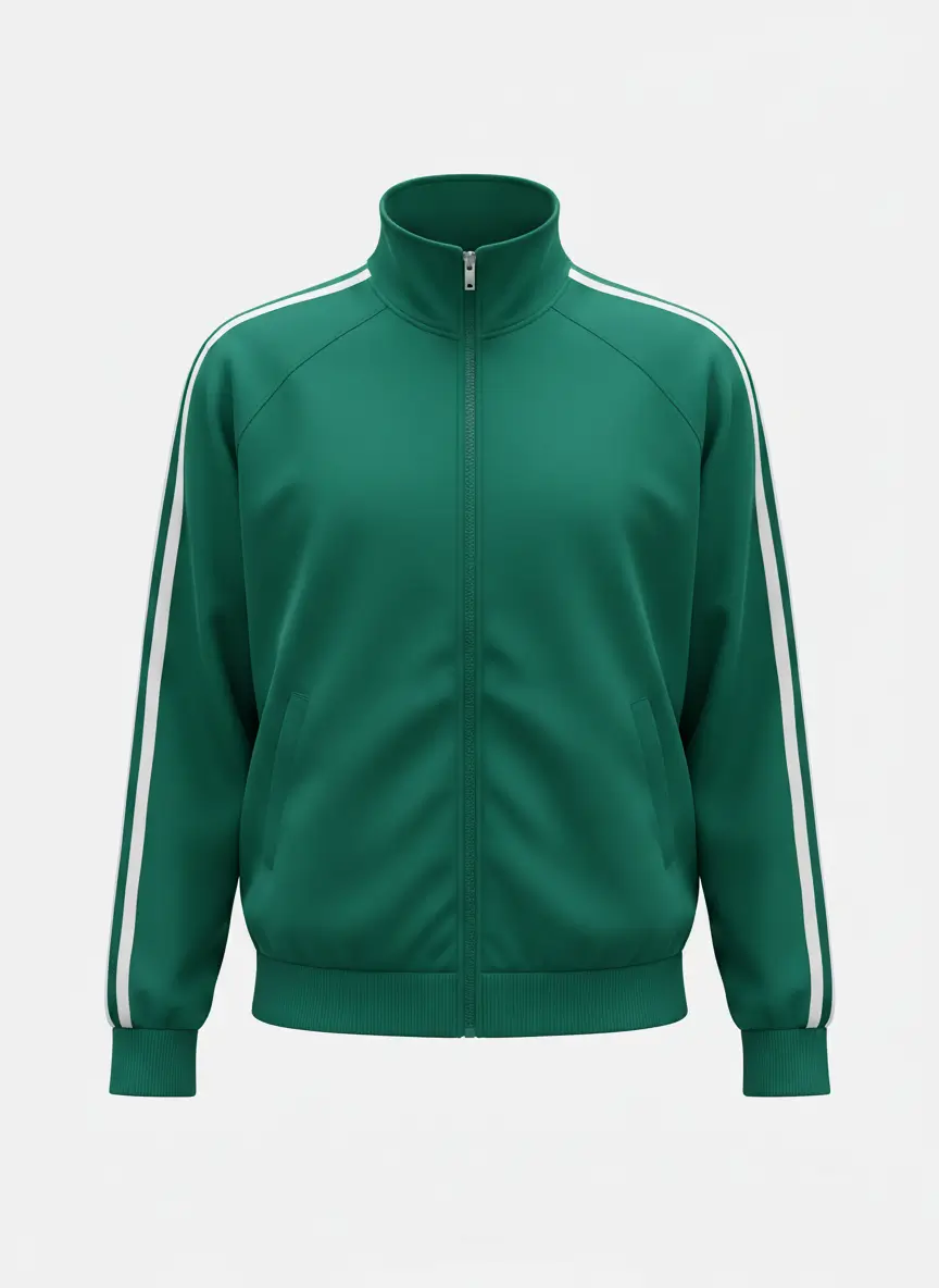 Stranger-Things-Max-Mayfield-Green-Jacket-Standout Front