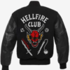 Stranger-Things-Hellfire-Club-Black-Varsity-Jacket -Stranger-Things-Outfits