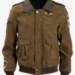Stranger Things Steve Harrington Brown Leather Jacket