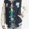 Stranger Things Hawkins Tiger Varsity Jacket Front