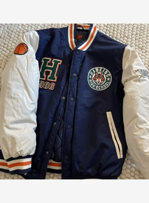 Hawkins Varsity Jacket - Stranger Things Outfits