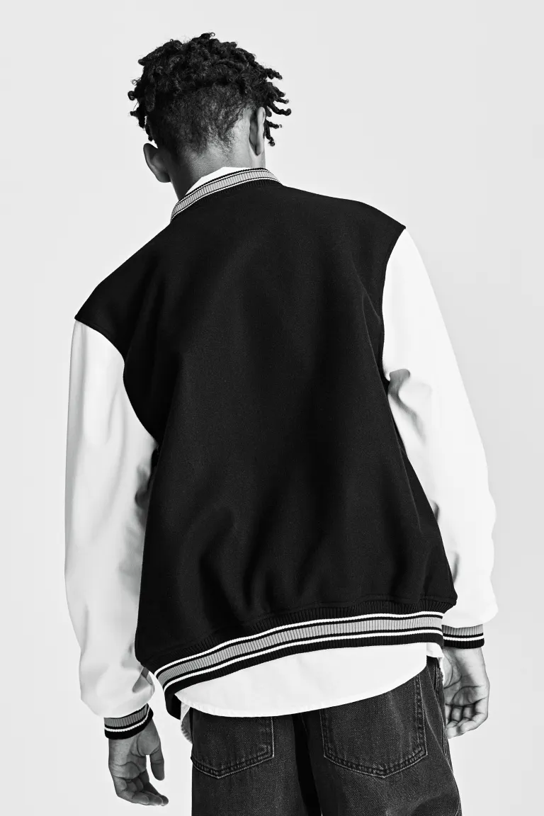 Stranger Things Wool Baseball Black Varsity Jacket-004 Stranger Things Wool Baseball Black Varsity Jacket-004